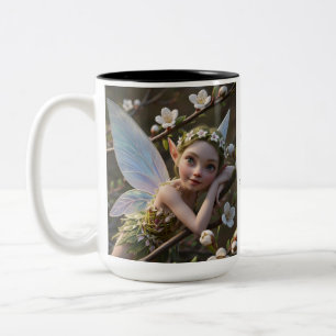 Taza Bicolor Hada de la Flor de Espino