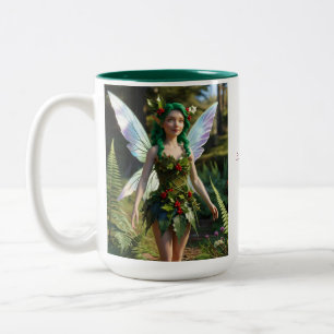 Taza Bicolor Hada del Acebo