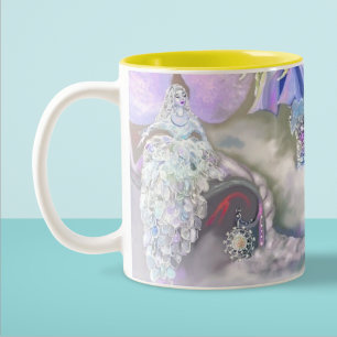 Taza Bicolor Hada en su pequeño mundo