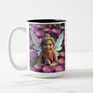 Taza Bicolor Hada Flor de Aster