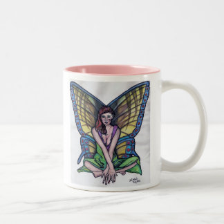 Taza Bicolor Hadas en reposo