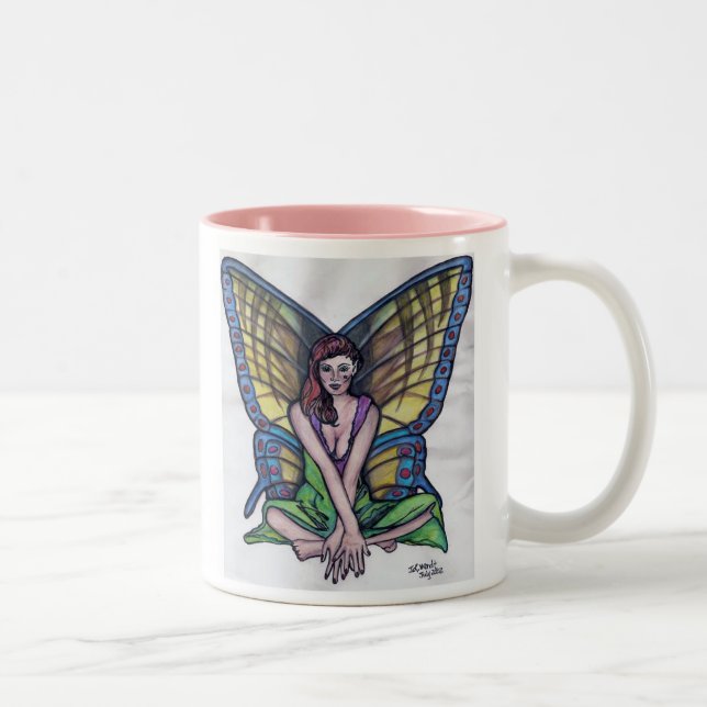 Taza Bicolor Hadas en reposo (Derecha)