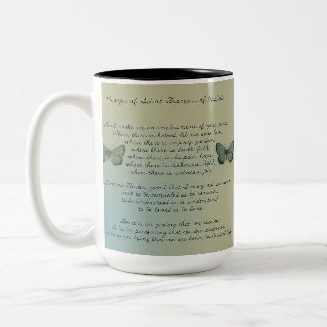 Taza Bicolor Hágame un instrumento (Izquierda)