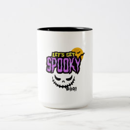 Taza Bicolor Hagamos que se asuste Halloween Mug