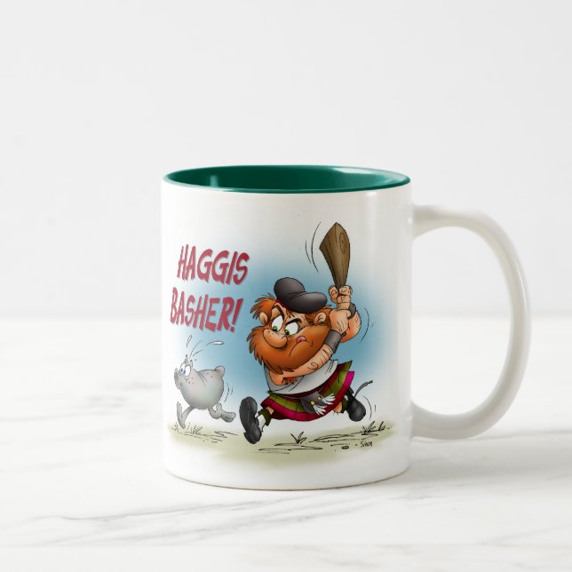 Taza Bicolor Haggis Basher (Derecha)
