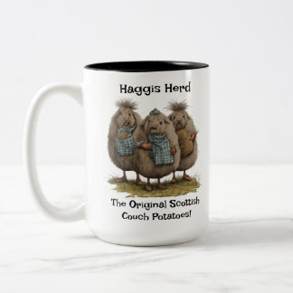 Taza Bicolor Haggis Herd Mug