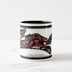 Taza Bicolor "HAIDA SPIRIT" Wildlife-Supporter Mug