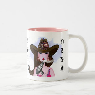 Taza Bicolor "Hair DIVA"