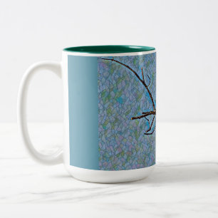 Taza Bicolor Halcón rojo con cola