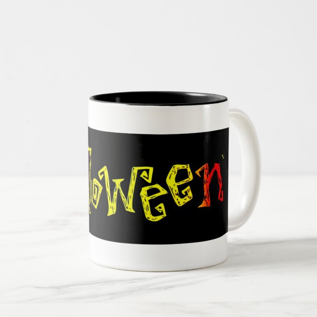 Taza Bicolor Halloween (Anverso derecho)
