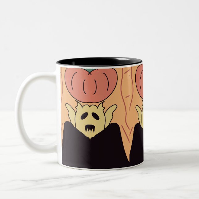Taza Bicolor Halloween  (Izquierda)