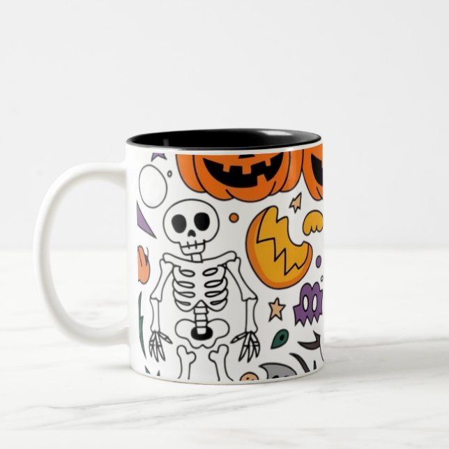 Taza Bicolor Halloween 2024 (Izquierda)