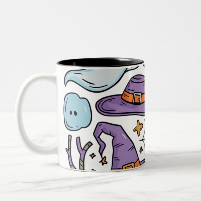 Taza Bicolor Halloween 2024 (Izquierda)