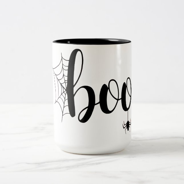 Taza Bicolor Halloween Boo Funny Halloween (Centro)