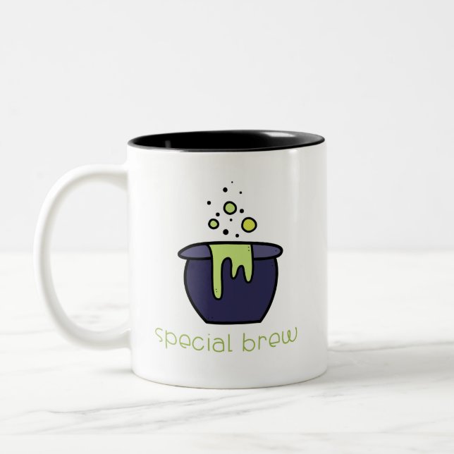 Taza Bicolor Halloween Brew de Brujas Especiales (Izquierda)