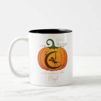 Taza Bicolor Halloween Calabaza