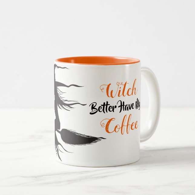 Taza Bicolor Halloween Coffee Mug (Anverso derecho)