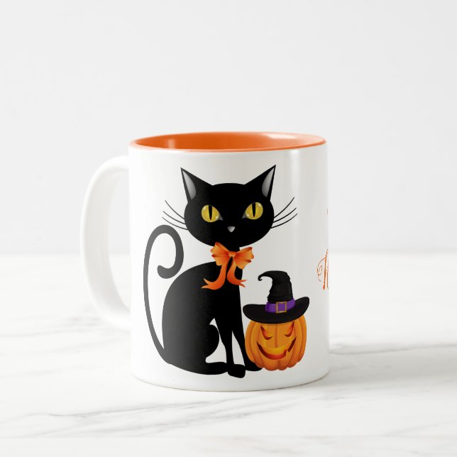 Taza Bicolor Halloween Coffee Mug (Anverso izquierdo)
