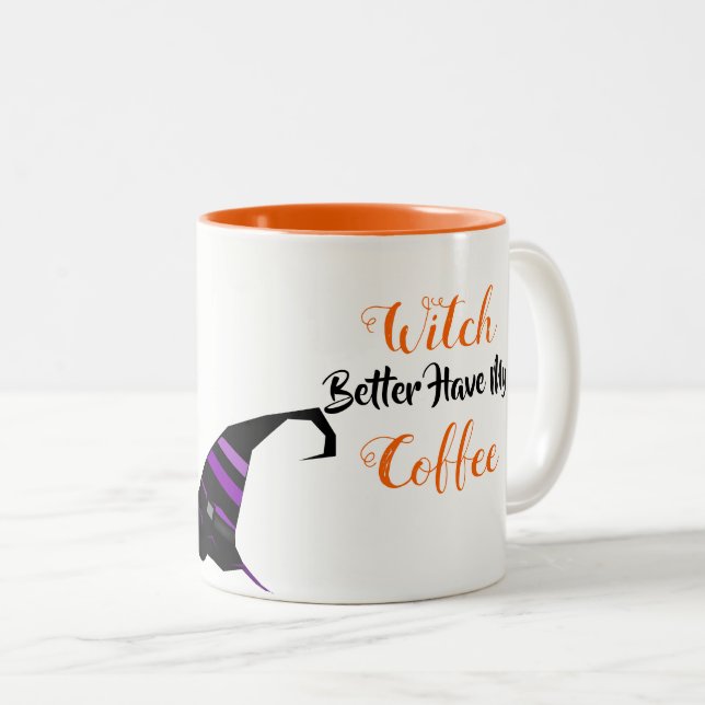 Taza Bicolor Halloween Coffee Mug (Anverso derecho)