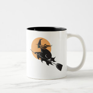 Taza Bicolor Halloween de Brujas