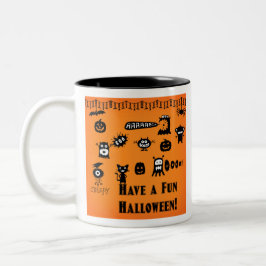 Taza Bicolor Halloween de Creeping Crawlies