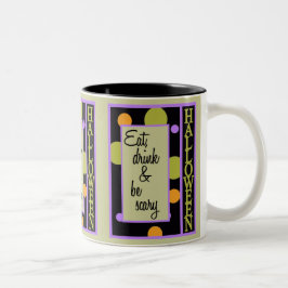 Taza Bicolor Halloween divertida