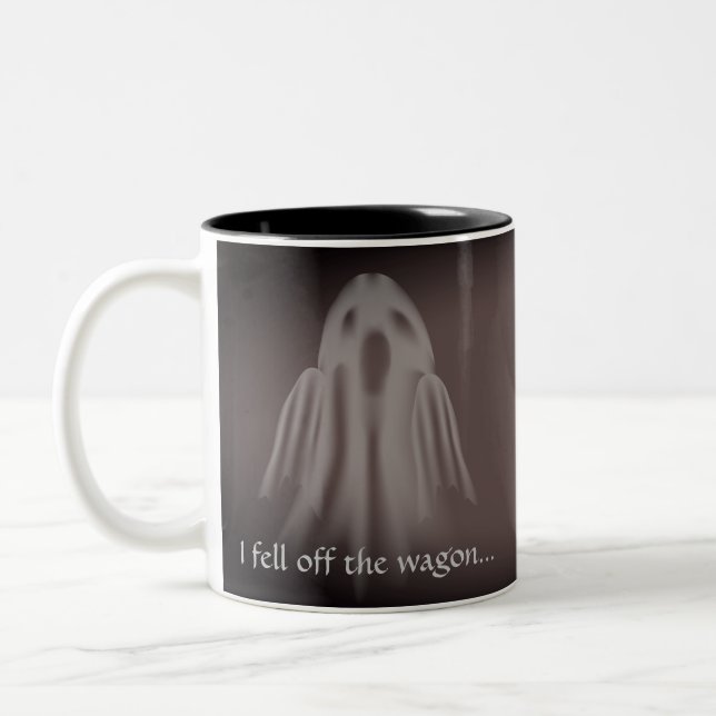 Taza Bicolor Halloween Ghost Funny (Izquierda)