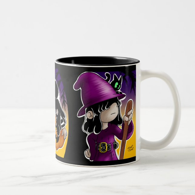 Taza Bicolor Halloween Lucy (Derecha)