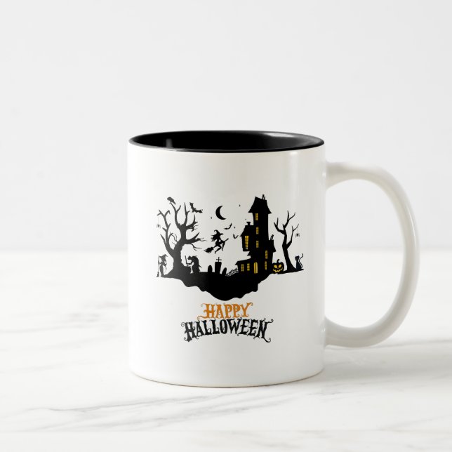 Taza Bicolor Halloween Mug (Derecha)
