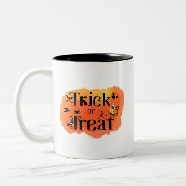 Taza Bicolor Halloween Mug (Izquierda)