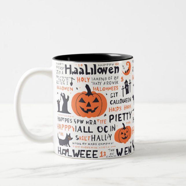 Taza Bicolor Halloween Mugs (Izquierda)