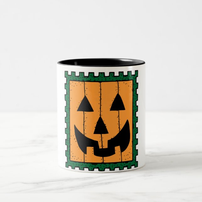 TAZA BICOLOR HALLOWEEN PUMPKIN STAMP (Centro)