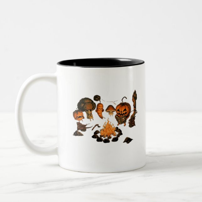 Taza Bicolor Halloween Scary Design (Izquierda)