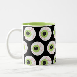Taza Bicolor Halloween Scary Eyeball