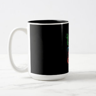 Taza Bicolor Halloween Witch Way To the Coffee