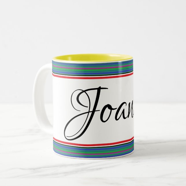 Taza Bicolor HAMbWG - Café Mug - Colorido (Anverso izquierdo)