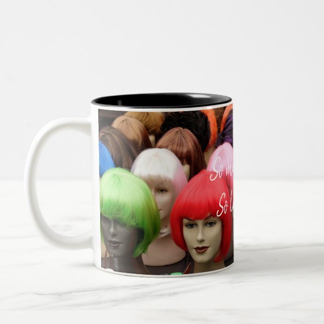Taza Bicolor HAMbWG - Café Mug - pelucas (Izquierda)