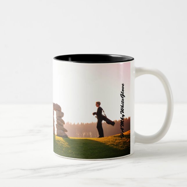 Taza Bicolor HAMbyWG - Mug-Golfer personalizable (Derecha)
