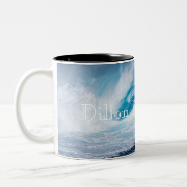 Taza Bicolor HAMbyWG - Mug personalizable - Onda (Izquierda)