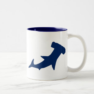 Taza Bicolor Hammerhead Shark