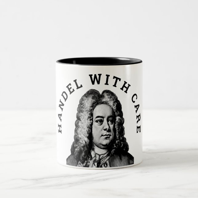 Taza Bicolor Handel con cuidado (Centro)