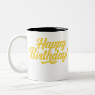 Taza Bicolor Happy Birthday MUG