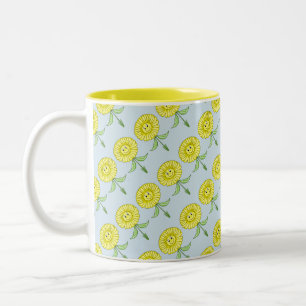Taza Bicolor Happy Flowers Mug
