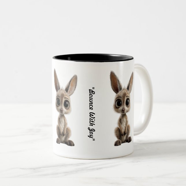 Taza Bicolor "Happy Hopper Heart" (Anverso derecho)