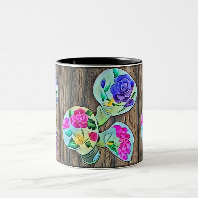 Taza Bicolor Happy Lilys (Centro)