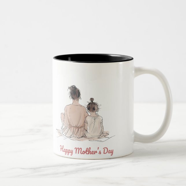 Taza Bicolor Happy Mother's Day (Derecha)