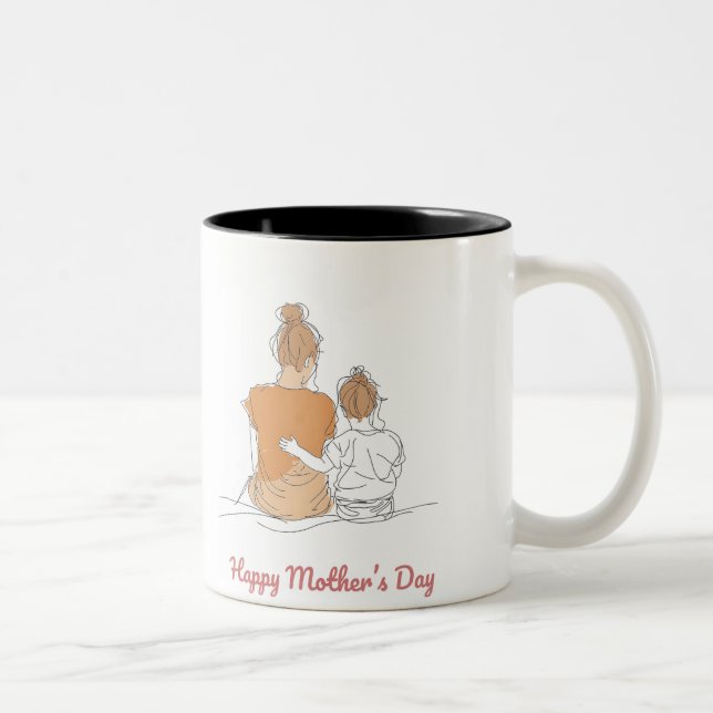 Taza Bicolor Happy Mother's Day (Derecha)