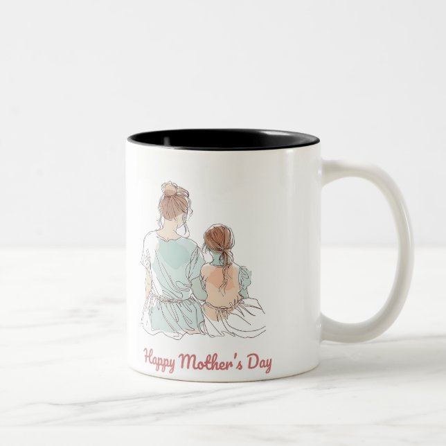 Taza Bicolor Happy Mother's Day (Derecha)
