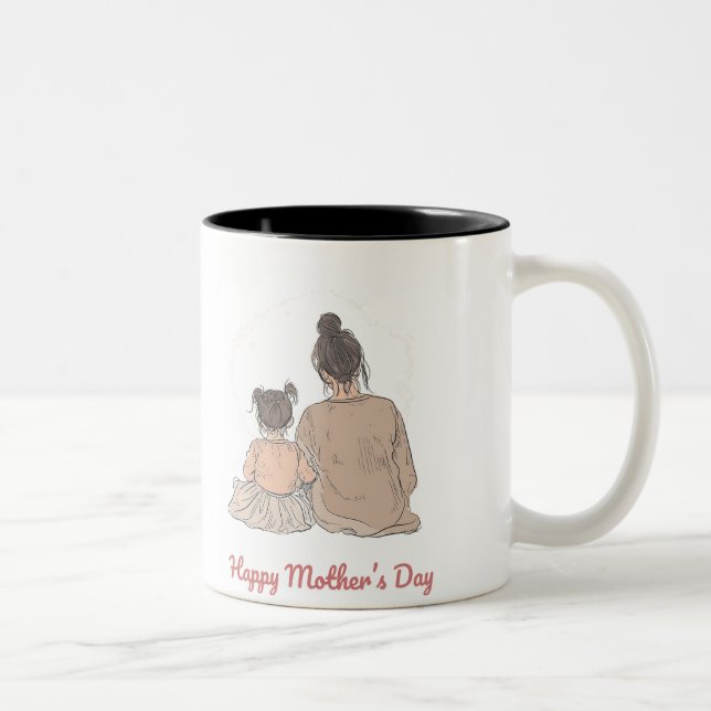 Taza Bicolor Happy Mother's Day (Derecha)