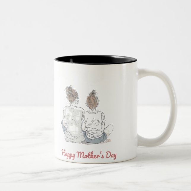 Taza Bicolor Happy Mother's Day (Derecha)